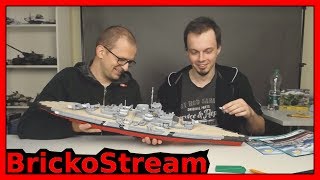 BrickoStream 1  COBI Bismarck 3081  Kazan i ja budujemy [upl. by Christis170]