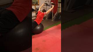 BACK HYPEREXTENSIONS ON A SWISS BALL [upl. by Martino]