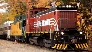 Hobo amp Winnipeasaukee Scenic Railroad  New Hampshire Trains [upl. by Neerom]