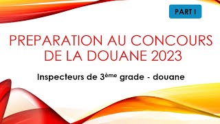 Part 1 Concours de la douane concours de 2016 استعداد لمباراة المالية و الديوانة 2023 bac2 [upl. by Johanna]