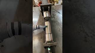 Stainless steel chimney bend bending process Good tools and machinery make work easy [upl. by Amund254]