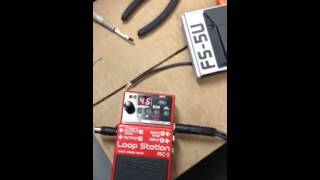 Boss RC3 and FS5U Tip amp trick [upl. by Archaimbaud945]