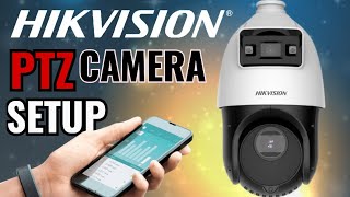 Hikvision PTZ Camera InstallationHow to Setup Hikvision 4MP IP PTZ Colour Camera [upl. by Rolyt]