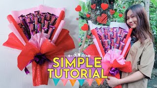 Affordable Chocolate Bouquet Tutorial  Simplest Bouquet Wrapping Technique that You Must Try [upl. by Ralf]