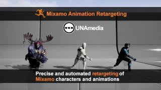 Mixamo Animation Retargeting  Unreal Engine 4 plugin  Tutorial [upl. by Bowlds]