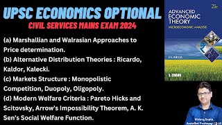 UPSC  Economics Optional  Microeconomics  HL Ahuja  Advanced Microeconomic [upl. by Hapte]