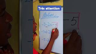 Règle des signes mathématiques maths mathematiques mathstricks algebra [upl. by Nyrroc]