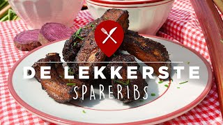 Spareribs marineren en frituren [upl. by Barnebas]