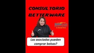 Consultorio Betterware Las asociadas pueden comprar Bolsas Reutilizables [upl. by Langill]