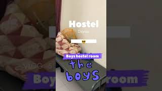 Boys hostel room versus girls room 😂 hostel life mbbs funny college chill [upl. by Karlens]