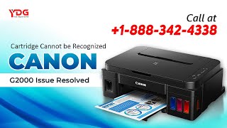 Cartridge Cannot Be Recognized Canon G2000 Issue Resolved [upl. by Teraj195]