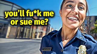 When a Journalist Declares to STOP This Sassy Lady Cop [upl. by Einal749]