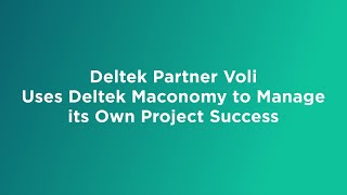 VOLI Enhances Operational Insight with Deltek ERP [upl. by Gnagflow]