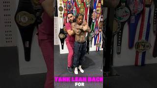 Tank Davis gets his back cracked [upl. by Marley]