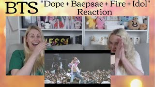 BTS quotDope  Baepsae  Fire  Idolquot in Japan  Reaction [upl. by Morrell256]