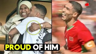 Hakimi Scores for Morocco Against USA amp Made Proud Moment for His Mom  Football News [upl. by Lusty]