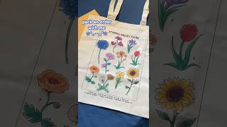 Pack an order with me 🌱 stardewvalley cozygames flowers totebag artshorts digitalart merch [upl. by Kenimod]