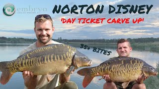 NORTON DISNEY DAY TICKET  BILLYS LAKE  EMBRYO ANGLING  CARP FISHING 2022 [upl. by Dredi343]