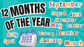 quotFun Song for Kids🎵 Learn the Months of the Year Easilyquot [upl. by Billie]