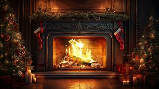 A Warm Fire This Winter Christmas  Helps Sleep Instantly  Fireplace Burning [upl. by Eniruam30]