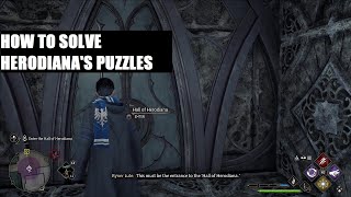 How to solve Herodianas Puzzles  Hogwarts Legacy [upl. by Fuchs]