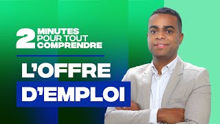 2 minutes pour tout comprendre  Loffre demploi [upl. by Sybley]