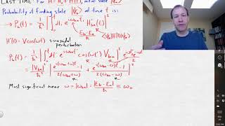 Time dependent perturbation theory transition probabilities with a sinusoidal perturbation [upl. by Fattal893]