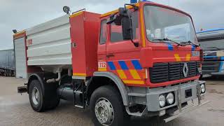 V748 Renault BA 02 F2B Fire Truck  Godiva GVA2700 Pump  Tank 8000L  Pump With Hoses  Rockinger [upl. by Inram]