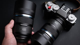 Sirui Sniper 16mm f12 amp 75mm f12 Lens Review for Fujifilm X  Photo amp Video Test [upl. by Gresham]