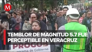 Sismo con epicentro en Puebla fue perceptible en diferentes Municipios de Veracruz [upl. by Idnahr]