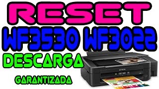 ★ ☆ DESCARGA RESET REPARA ALMOHADILLAS WF3530 WF3022 waste ink pad reset counter ★ ☆ [upl. by Aihsenot]