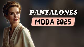 PANTALONES DE MODA 2025 Looks Modernos y Estilosos [upl. by Annonyw513]