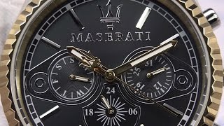 MASERATI Herrenuhr Competizione R8853100008 [upl. by Ainotal125]