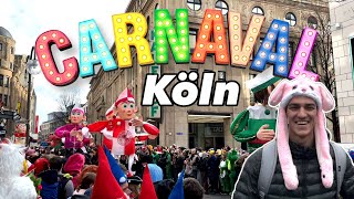 Karneval in KÖLN 2024 🎉 Rosenmontagszug Vlog [upl. by Aja149]