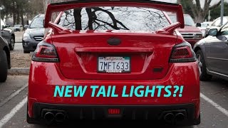 Subispeed TR taillights Black Install Compare to Red Chrome Thoughts [upl. by Jehu]