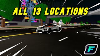 🔥ALL 13 PARTS LOCATION in Car Dealership Tycoon [upl. by Anitsirk]