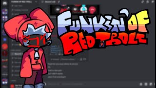 FNFFUNKIN OF RED TROLL V1  DISCORD CALL  GAMEPLAY [upl. by Drof862]