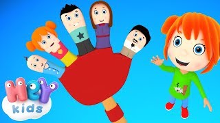 The Finger Family song for kids 🖐Daddy Finger Mommy Finger  more nursery rhymes by HeyKids [upl. by Christie]