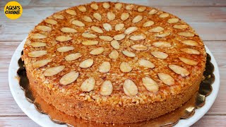 Try This Easiest Almond Cake Bakery Style by Aqsas Cuisine Dry Almond Cake Winter Special Cake [upl. by Bruni796]