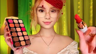 ASMR Doing Your ROYAL MAKEUP 👑 Youre a Duchess Layered Sounds Personal Attention For SLEEP 😴👑 [upl. by Aynik]