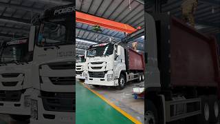 Isuzu giga rear loader workshop production line isuzutruck [upl. by Enytsirk]