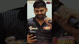 Pardeep narwal first point in pkl history kabaddi trending viralvideos kabadditournament [upl. by Neroled]