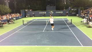 Karlovic Smacks a Big Serve Puts His Forehand Where Wawrinka Can’t Get It Near Court [upl. by Laurie]