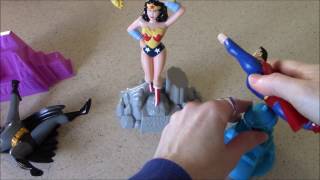 T3 Batman Superman Wonder Woman figure set by Kraft Foods [upl. by Neeuq]