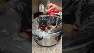 Crockpot BBQ Chicken crockpotrecipes chickenrecipes macrorecipes [upl. by Dadinirt]