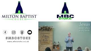 Milton Baptist Church MBC Stoke Live Stream [upl. by Auginahs]