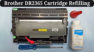 Brother Cartridge Refilling  How To Refill Brother Printer Cartridge in 5 Minutes [upl. by Loredo]