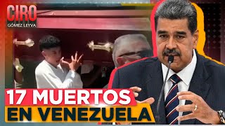 Más de mil 200 detenidos por disturbios en Venezuela tras triunfo de Maduro  Ciro Gómez Leyva [upl. by Gingras]