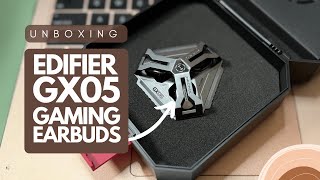 Unboxing Edifier Hecate GX05 Wireless Gaming Earbuds [upl. by Wolsniw]