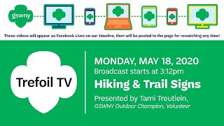 Trefoil TV Hiking amp Trail Signs [upl. by Zobe]